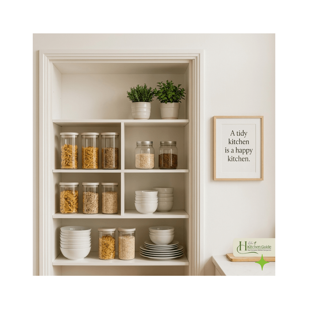 Space-saving storage ideas for small kitchens.