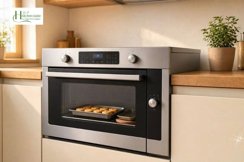 Convection microwave in a modern home kitchen