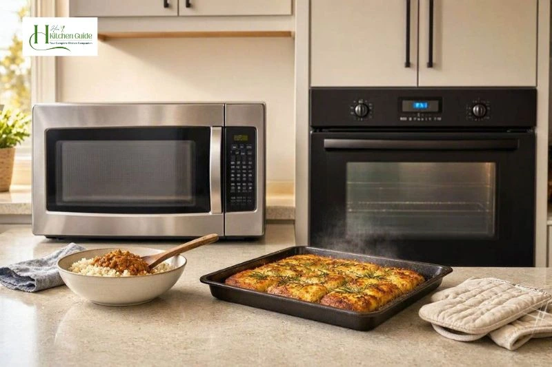 Microwave and oven for everyday kitchen cooking