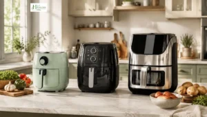 Air fryers of different sizes for comparing prices in Pakistan. featured image